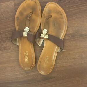 Michael Kors leather sandals